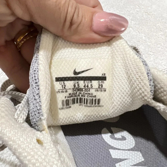 Nike Womens Gray Zoom Pegasus 35 Phantom Running Shoes Size 12 942855-004 - Picture 9 of 10